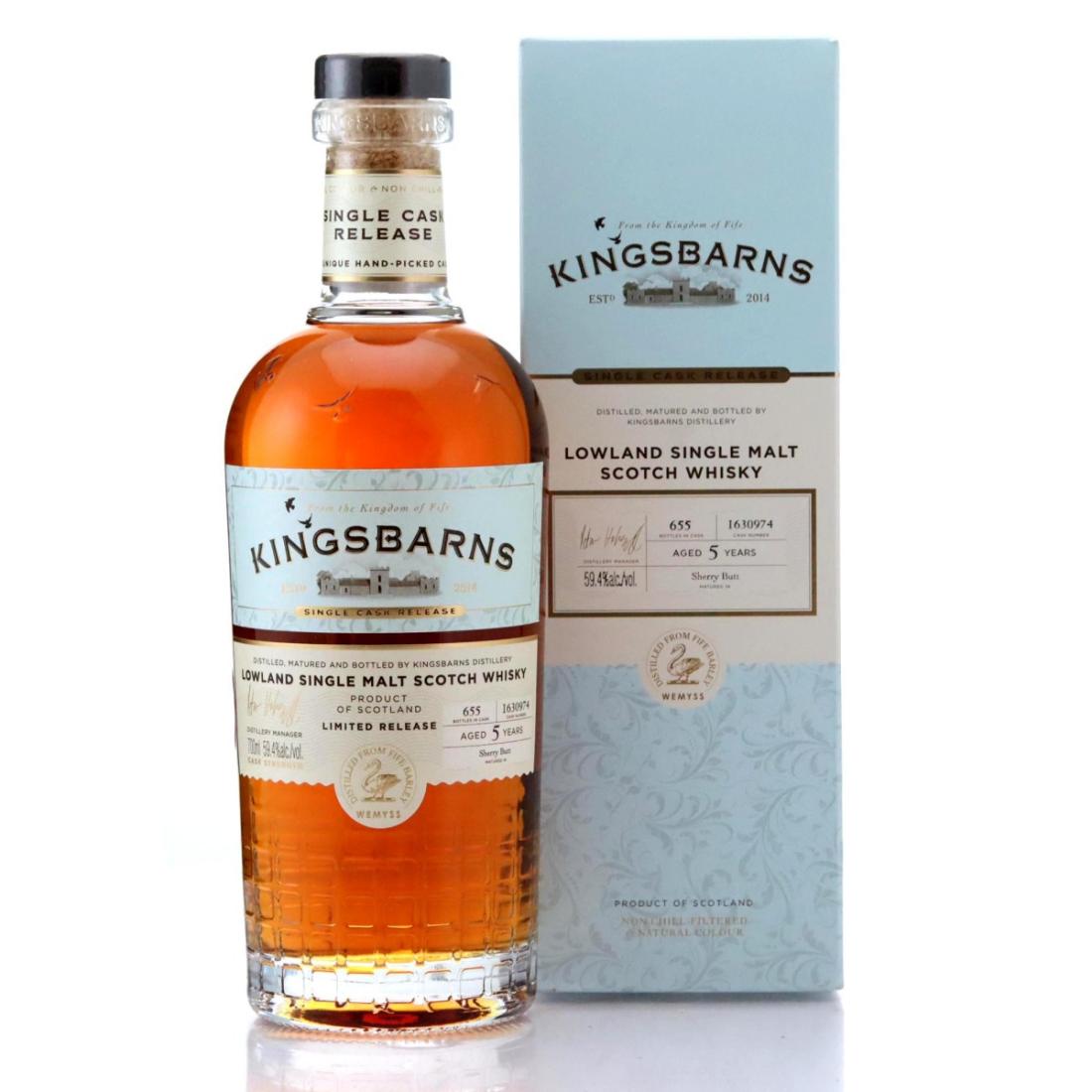 Kingsbarns Single Cask Release 5 Year Old
