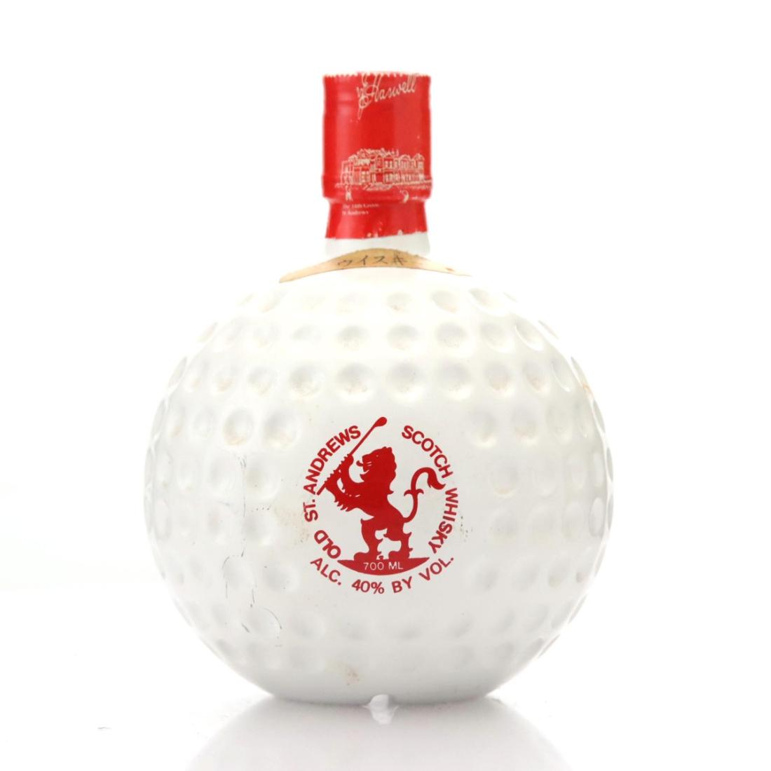 Old St Andrews Scotch Whisky Golfball Decanter