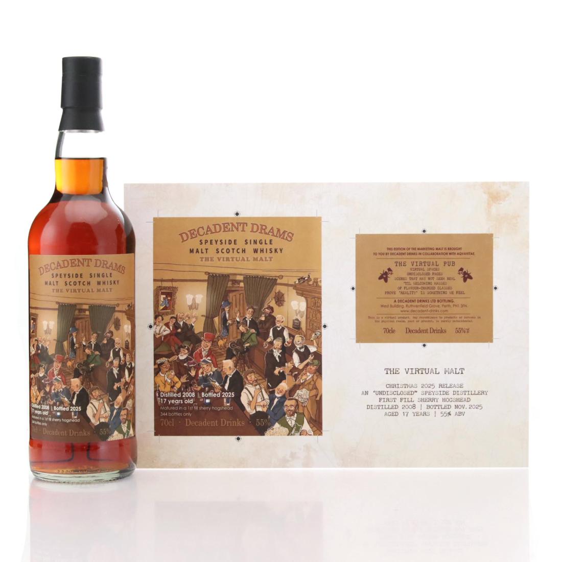 Macallan The Virtual Malt 2008 Decadent Drams 17 Year Old