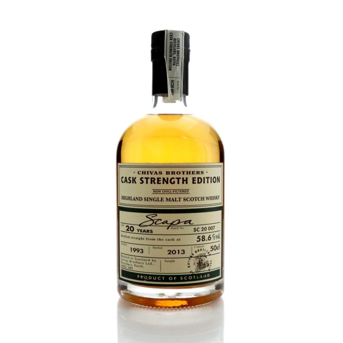 Scapa 1993 Cask Strength Edition Batch 7 20 Year Old