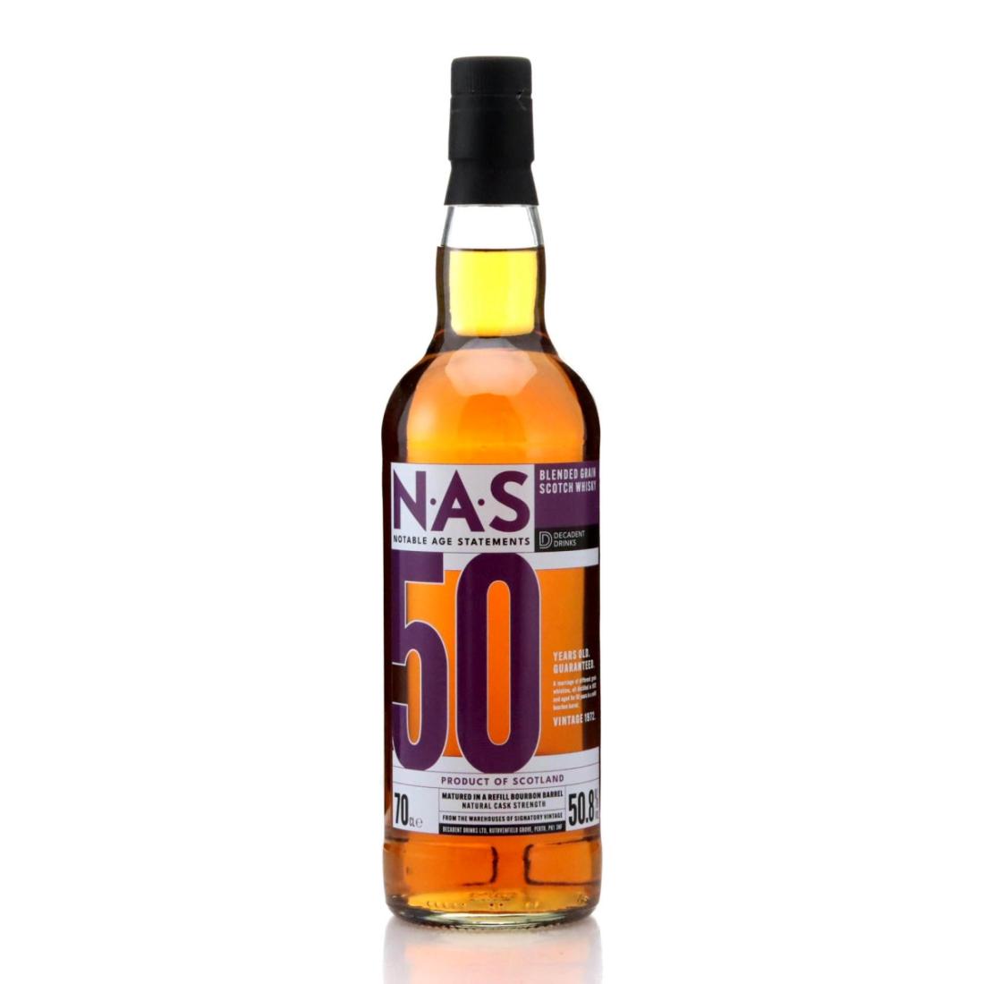 Notable Age Statements 1972 50 Year Old Blended Grain