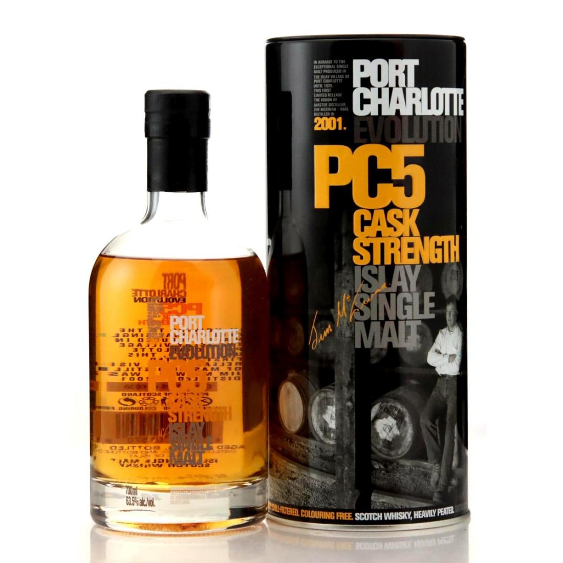 Port Charlotte 2001 Cask Strength 5 Year Old PC5