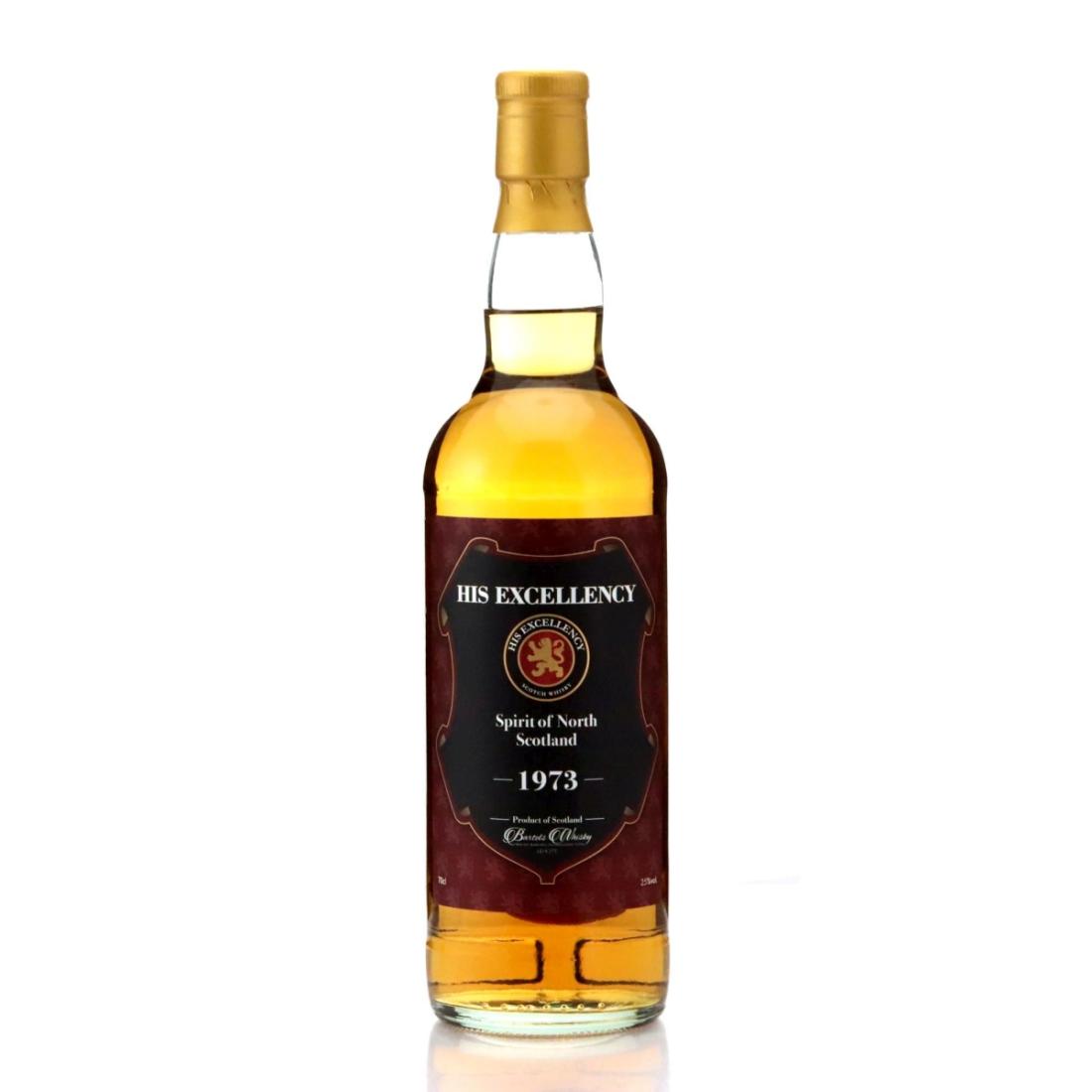 North of Scotland 1973 His Excellency 48 Year Old Spirit Drink