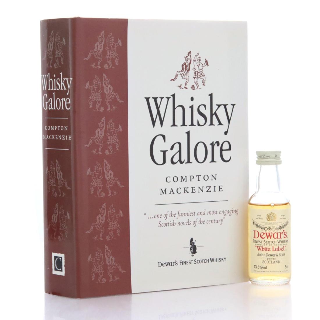Book Whisky Galore By Compton Mackenzie Dewars Gift Set