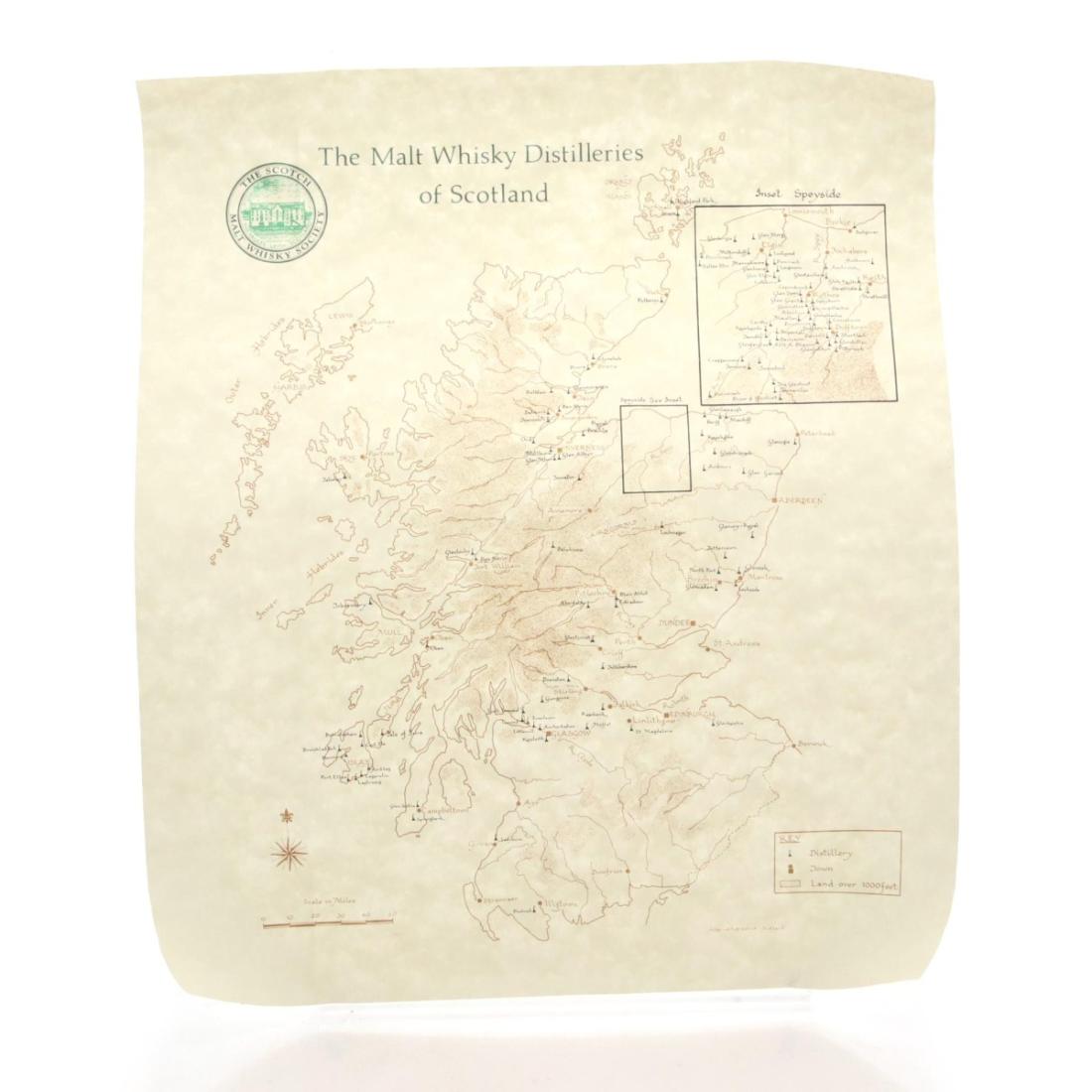 Print SMWS The Whisky Distilleries of Scotland Map
