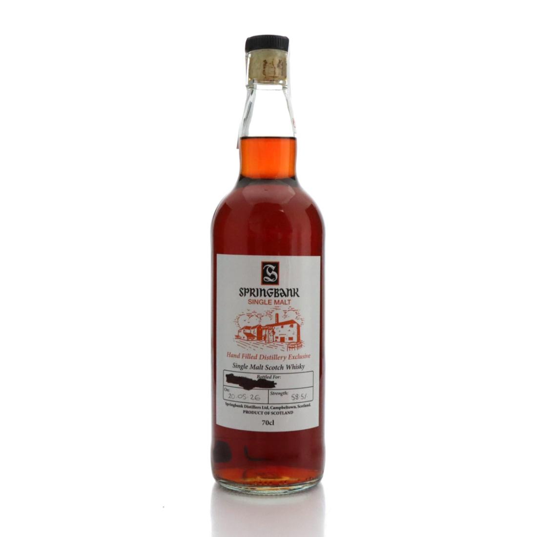 Springbank Hand Filled Distillery Exclusive