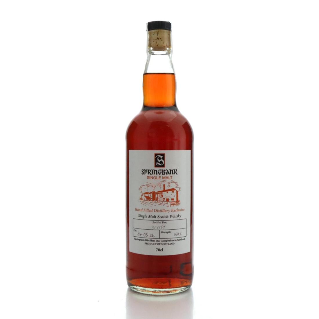 Springbank Hand Filled Distillery Exclusive