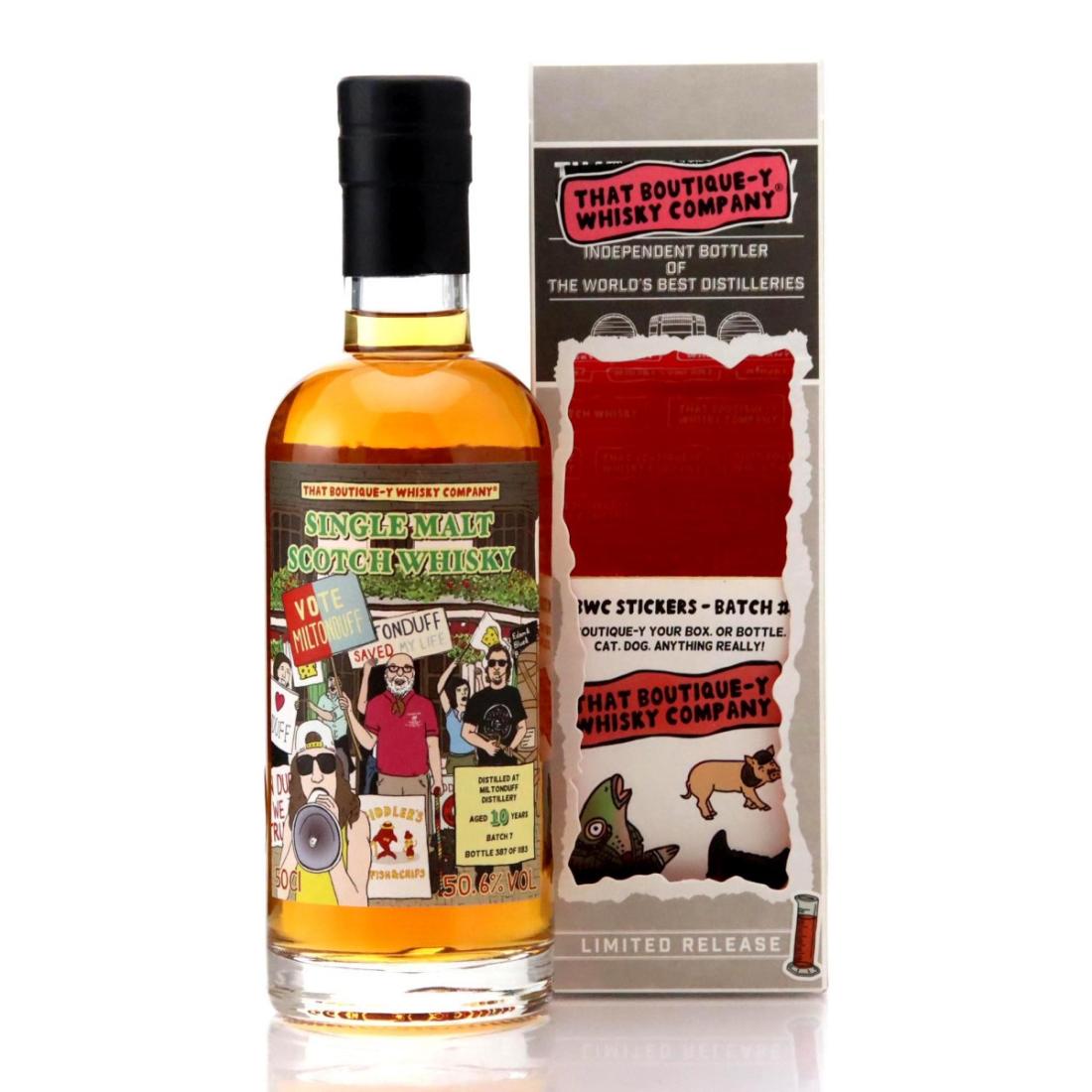 Miltonduff That Boutiquey Whisky Company 10 Year Old Batch 7