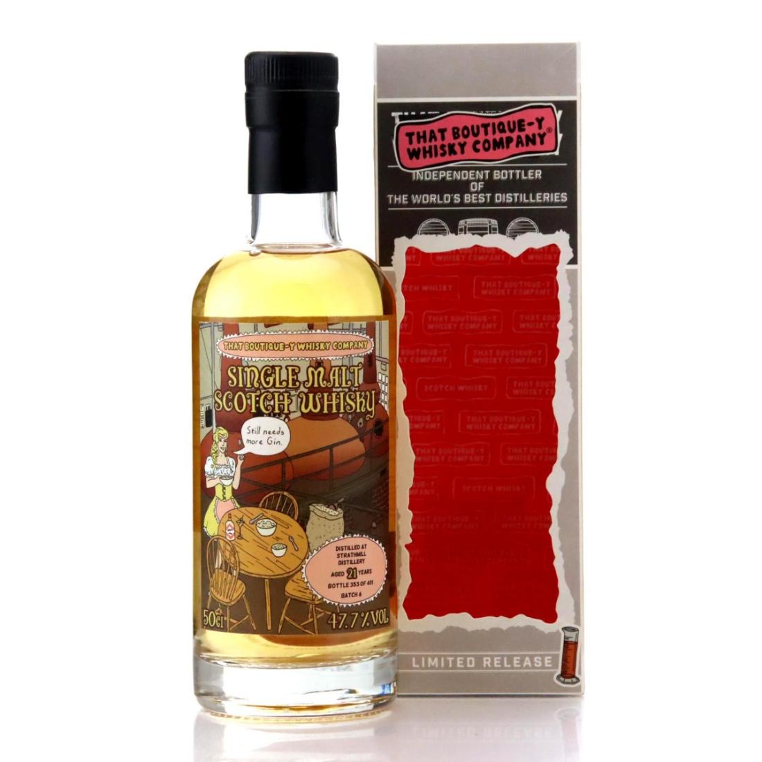 Strathmill That Boutiquey Whisky Company 21 Year Old Batch 6
