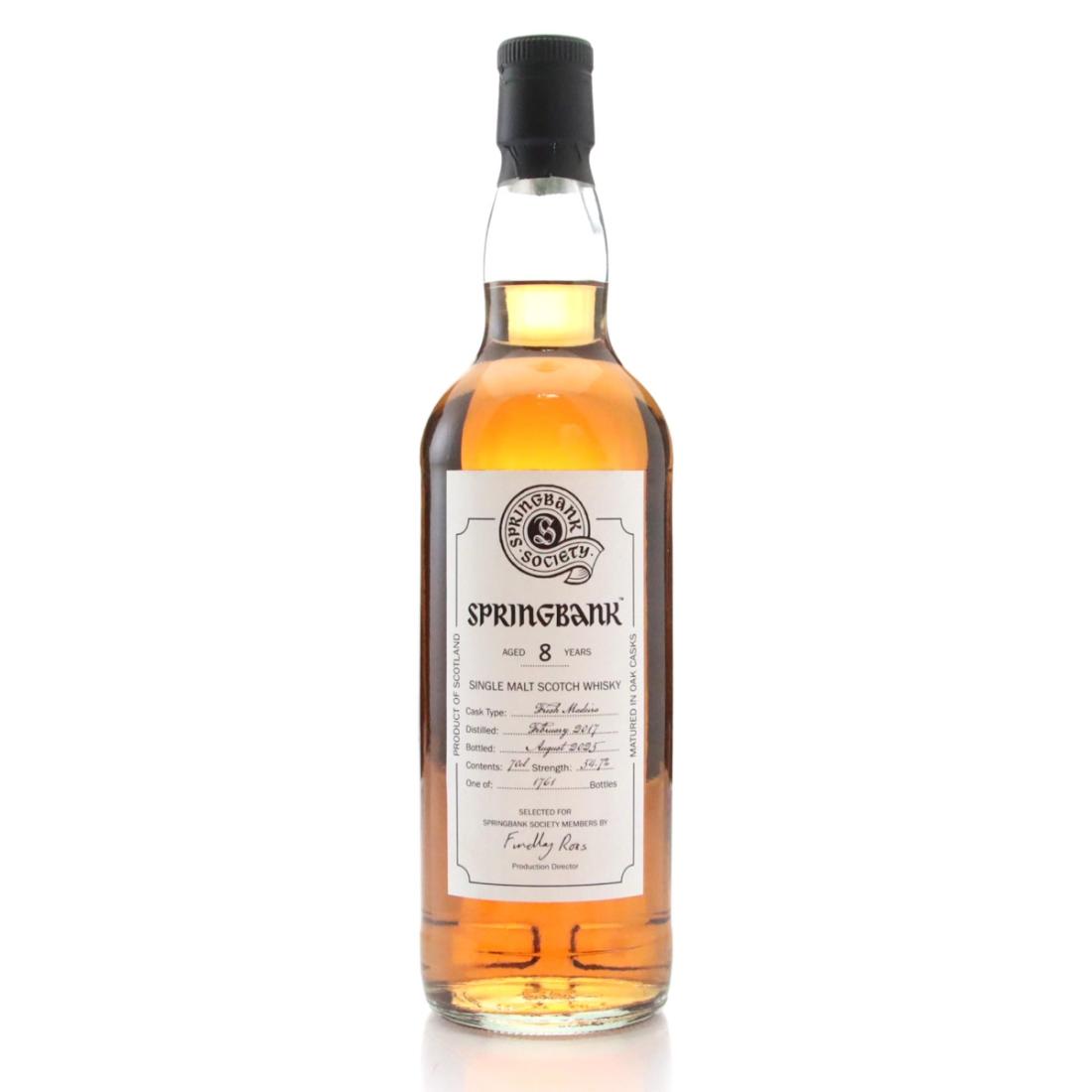 Springbank 2017 Springbank Society 8 Year Old