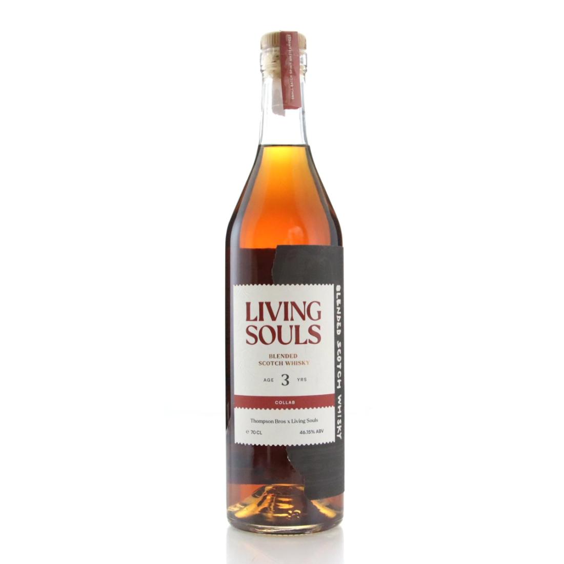Living Souls x Thompson Bros Collab 3 Year Old Scotch Whisky