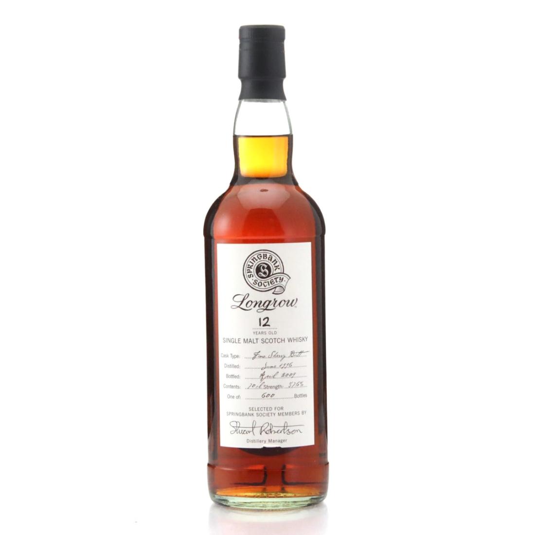 Longrow 1996 Springbank Society 12 Year Old