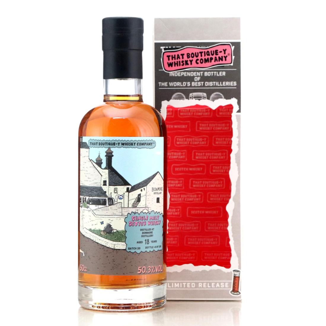 Bowmore 18 Year Old Batch 20 That Boutique-y Whisky Company 50cl, That Boutique-y Whisky Company, 50.3% whisky bottle
