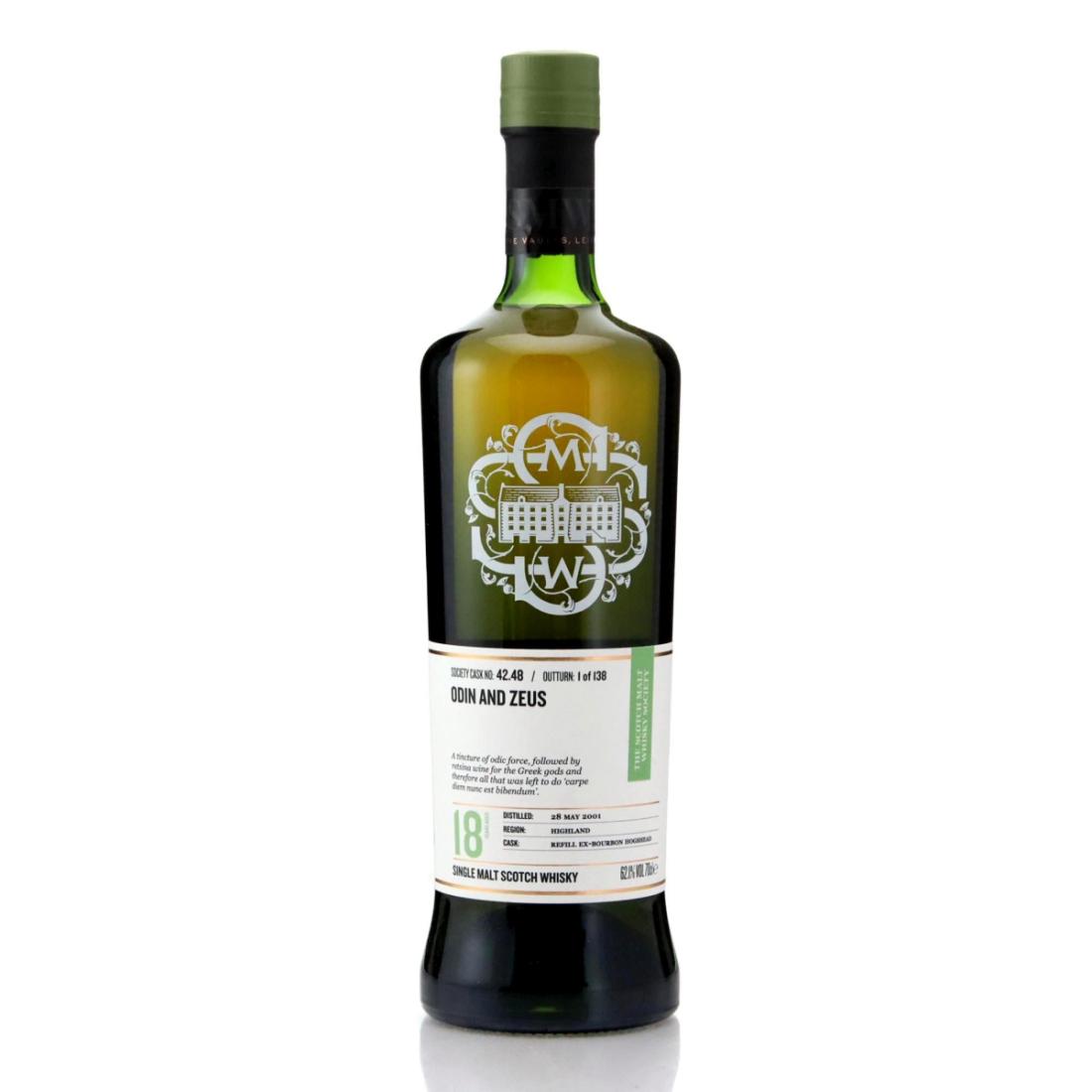 Ledaig 2001 SMWS 18 Year Old 4248 Odin and Zeus