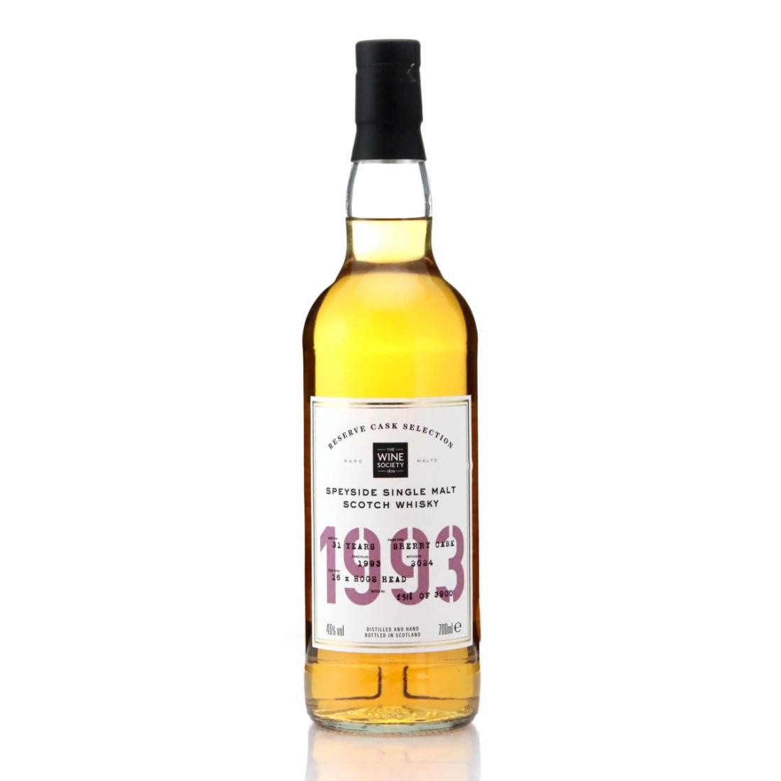 Reserve Cask Selection 1993 31 Year Old Speyside Single Malt No6