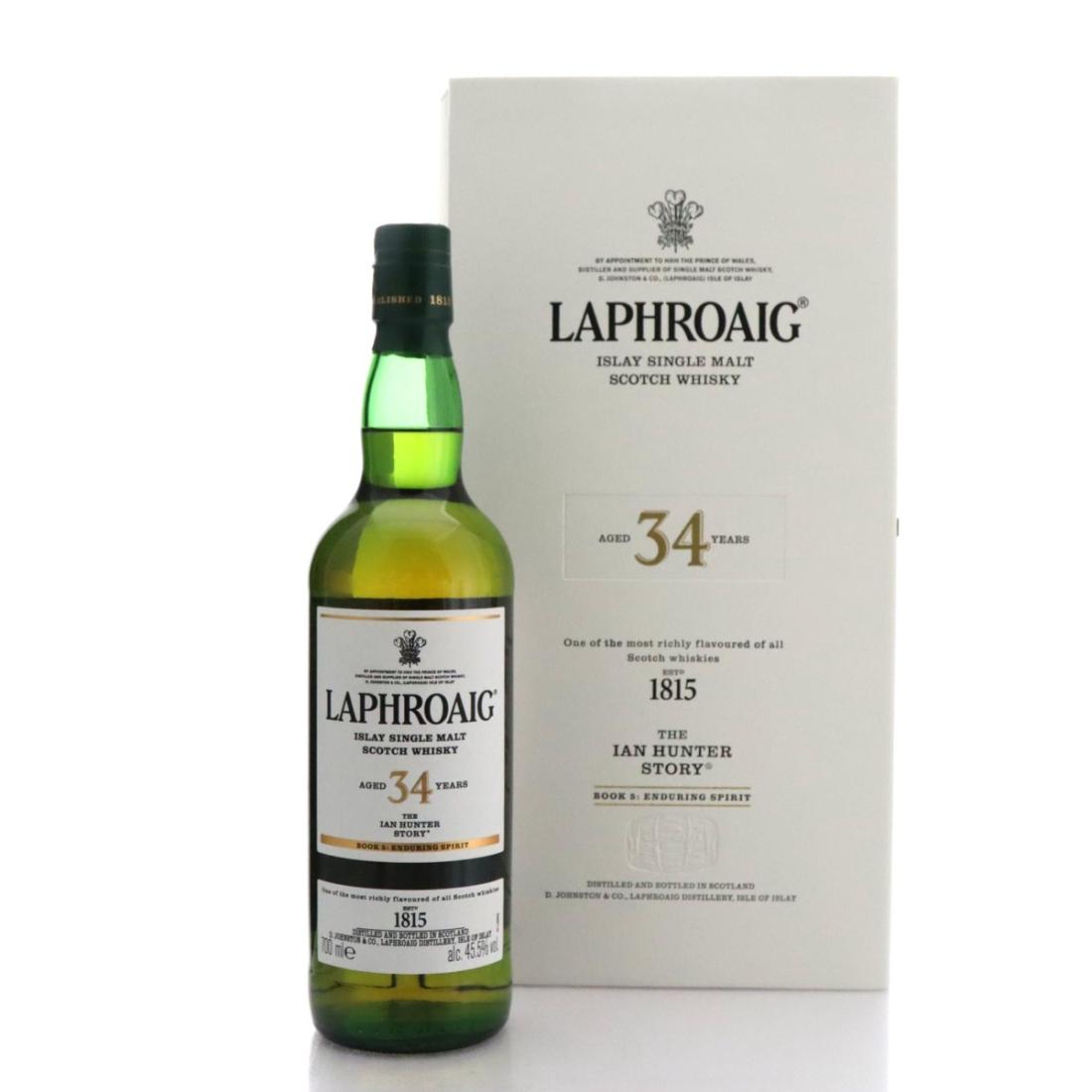 Laphroaig The Ian Hunter Story 34 Year Old Book 5 Enduring Spirit