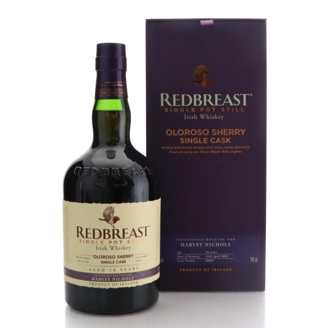 Redbreast 2003 Oloroso Sherry Single Cask 18 Year Old Single Pot Still