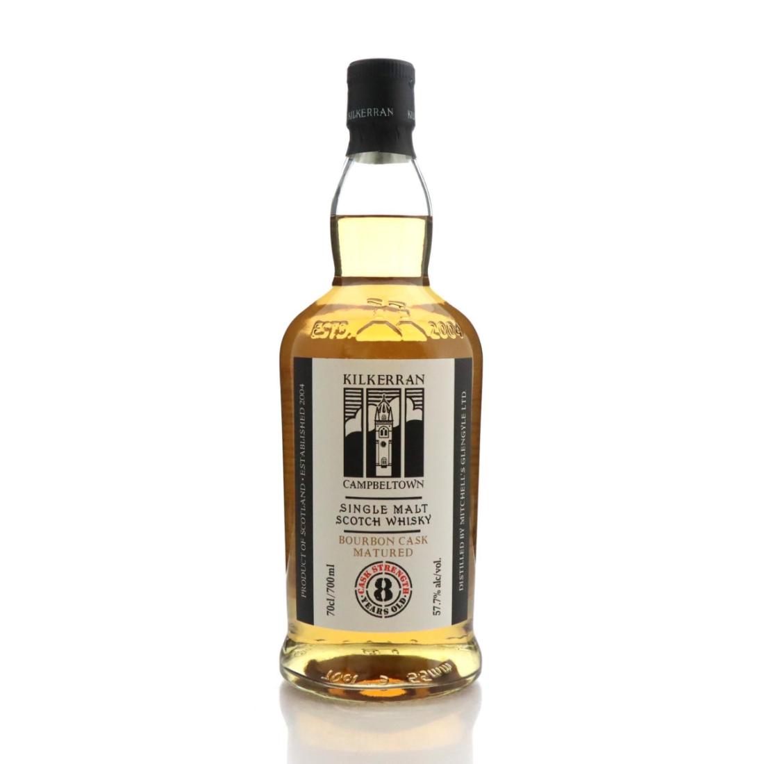 Kilkerran Cask Strength 8 Year Old Bourbon Cask Matured