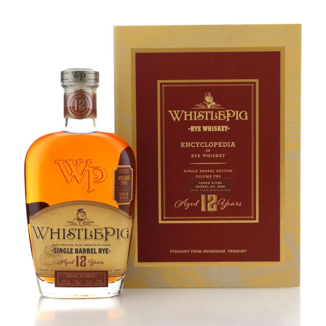 Whistlepig 12 Year Old Single Barrel Rye Encyclopedia of Rye Vol 2