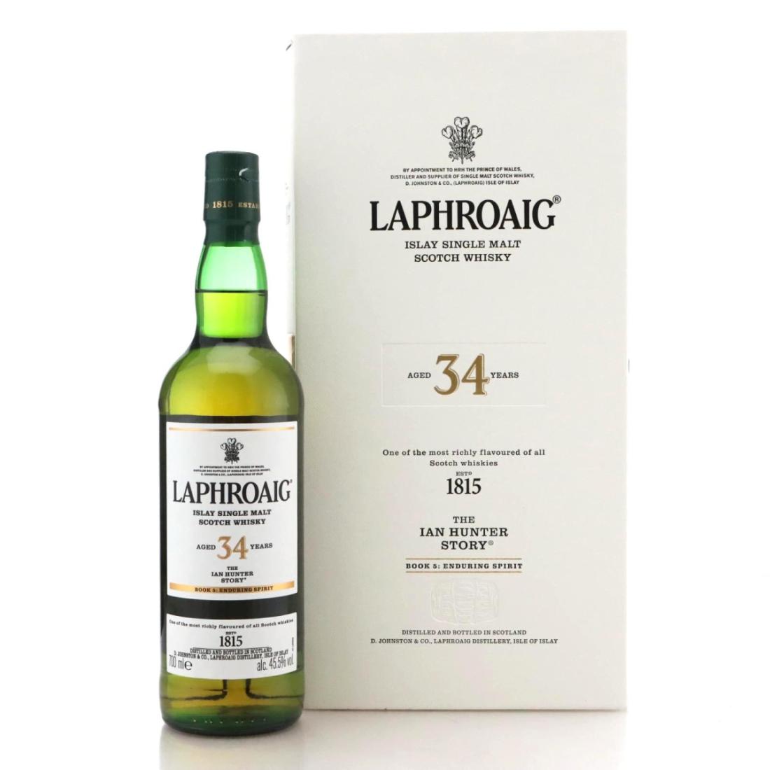 Laphroaig The Ian Hunter Story 34 Year Old Book 5 Enduring Spirit
