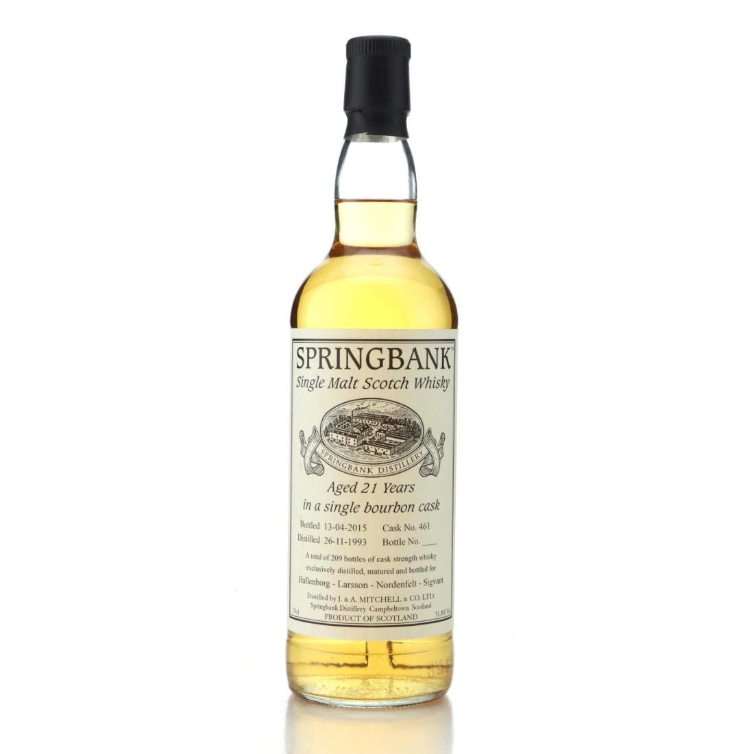 Springbank 1993 Private Cask 21 Year Old