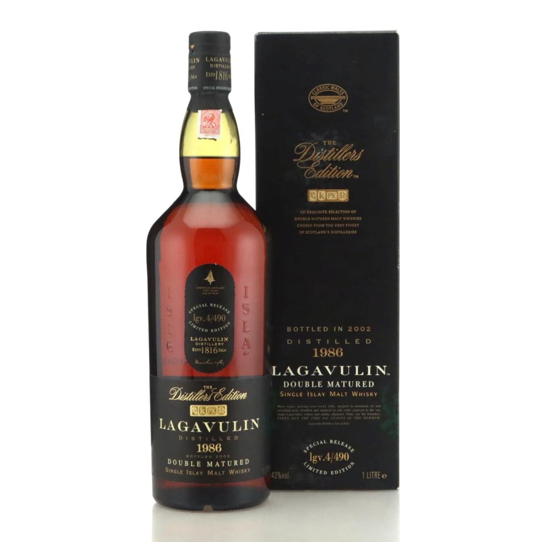 Lagavulin 1986 The Distillers Edition lgv4490 Litre