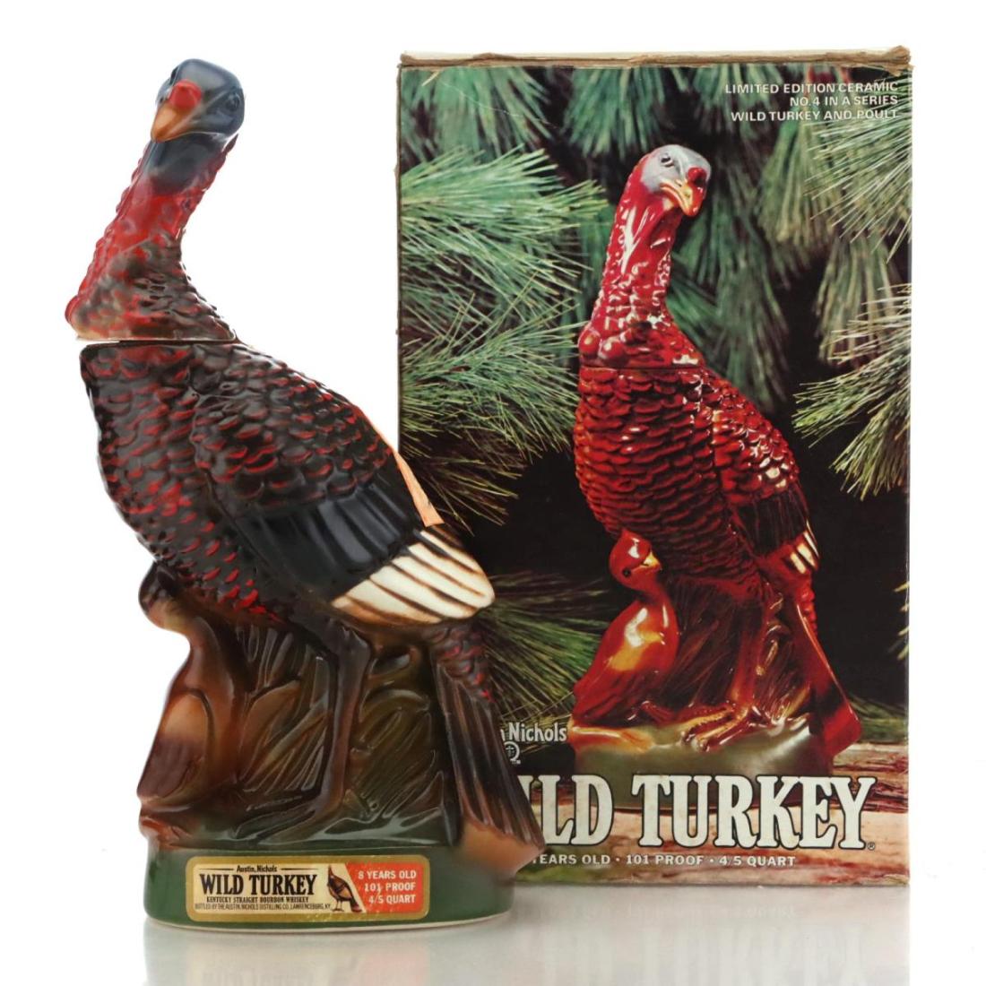 Wild Turkey 8 Year Old 101 Proof Decanter 1980s