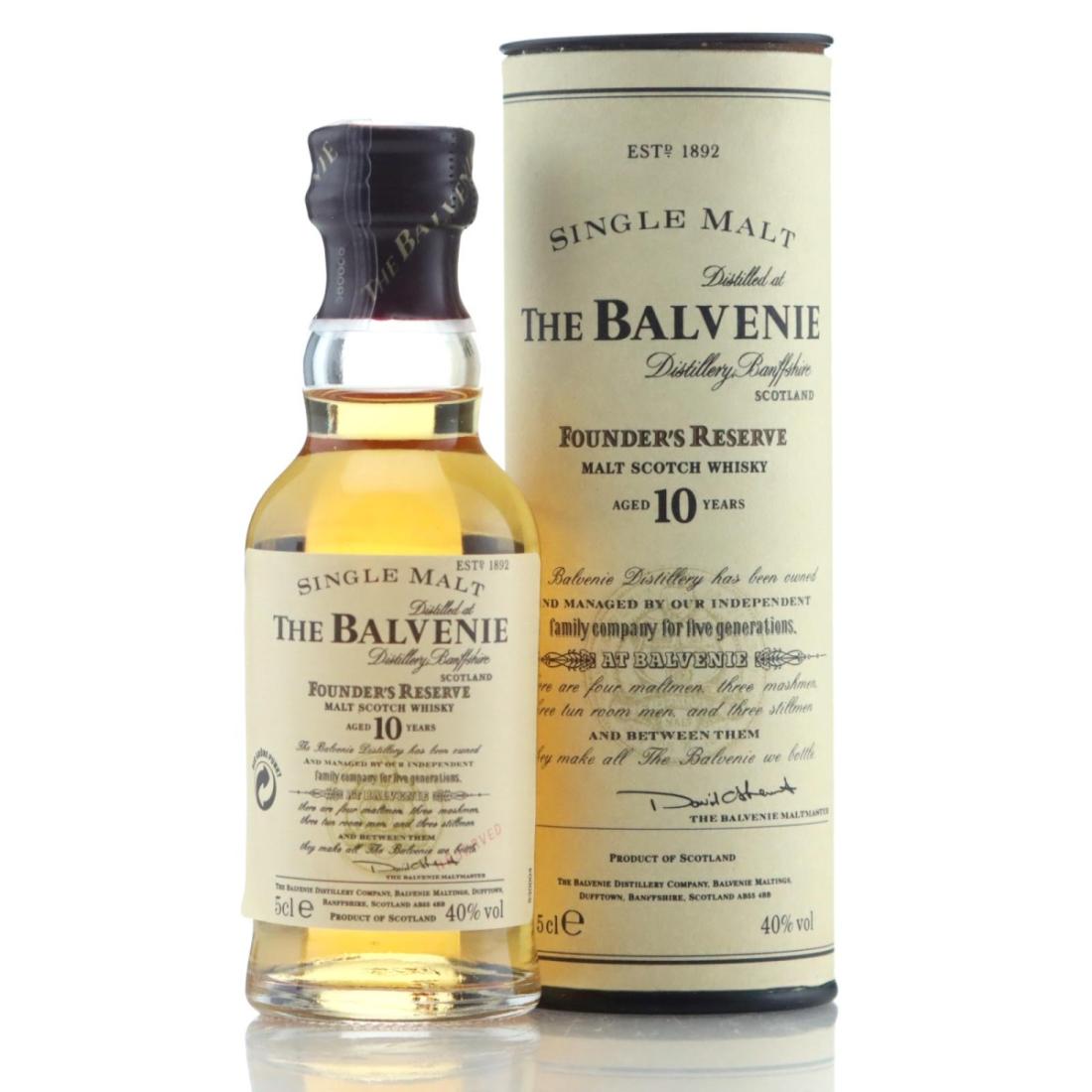 Balvenie Founders Reserve 10 Miniature