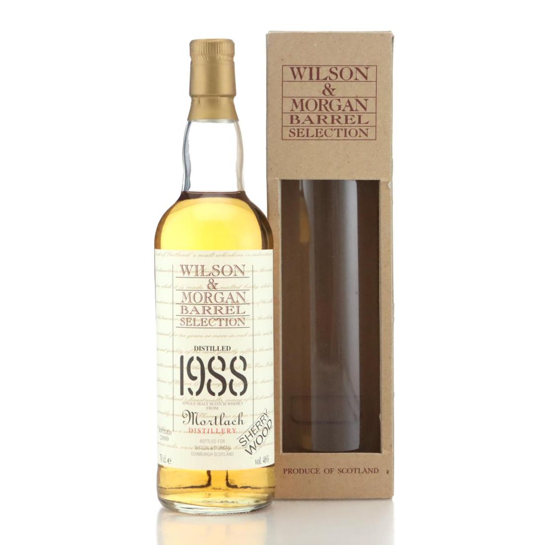 Mortlach 1988 Wilson Morgan Barrel Selection