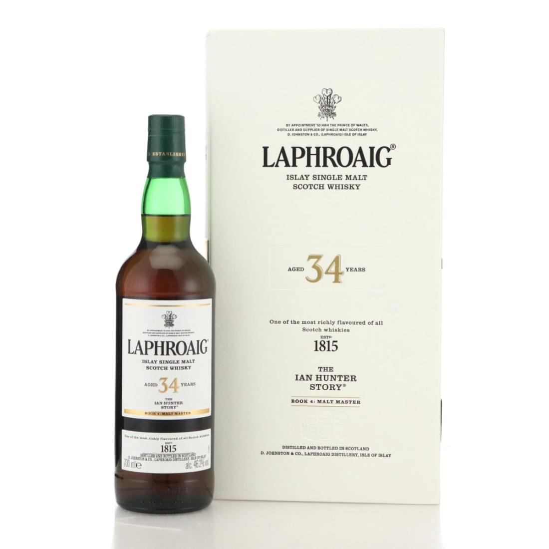 Laphroaig The Ian Hunter Story 34 Year Old Book 4 Malt Master