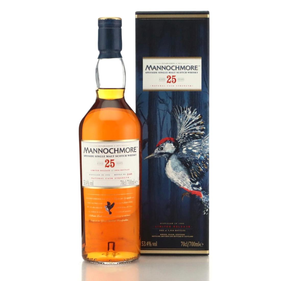 Mannochmore 1990 Natural Cask Strength 25 Year Old