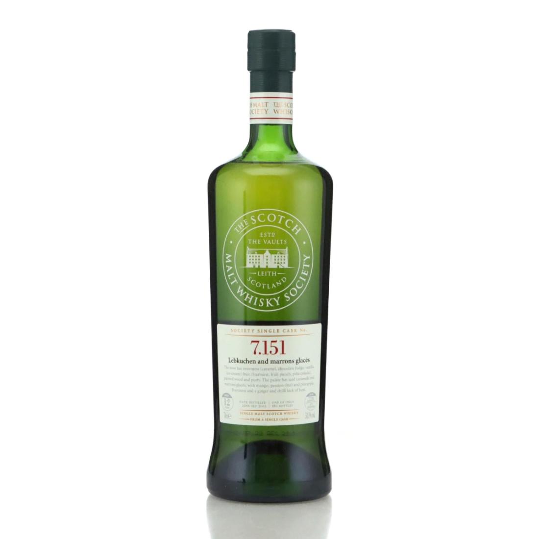 Longmorn 2003 SMWS 12 Year Old 7151 Lebkuchen and marrons glacs