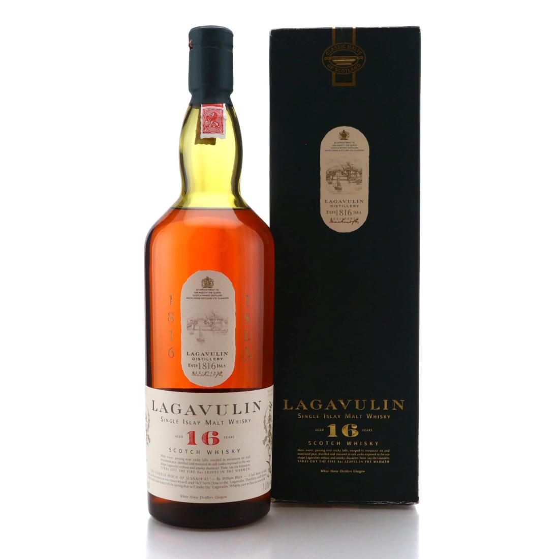 Lagavulin 16 Year Old White Horse Distillers Litre