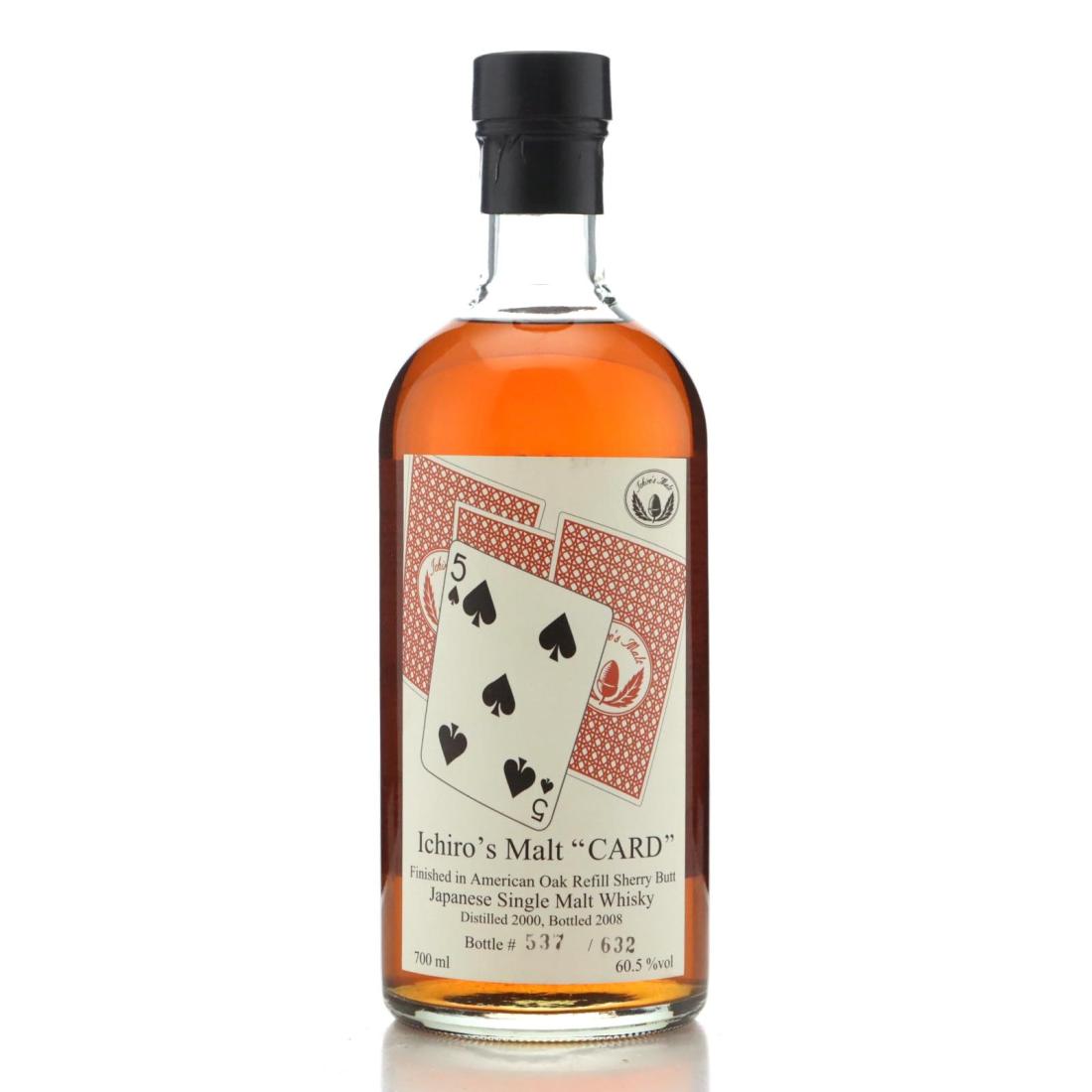 Hanyu 2000 Ichiros Malt Card Series Five Of Spades