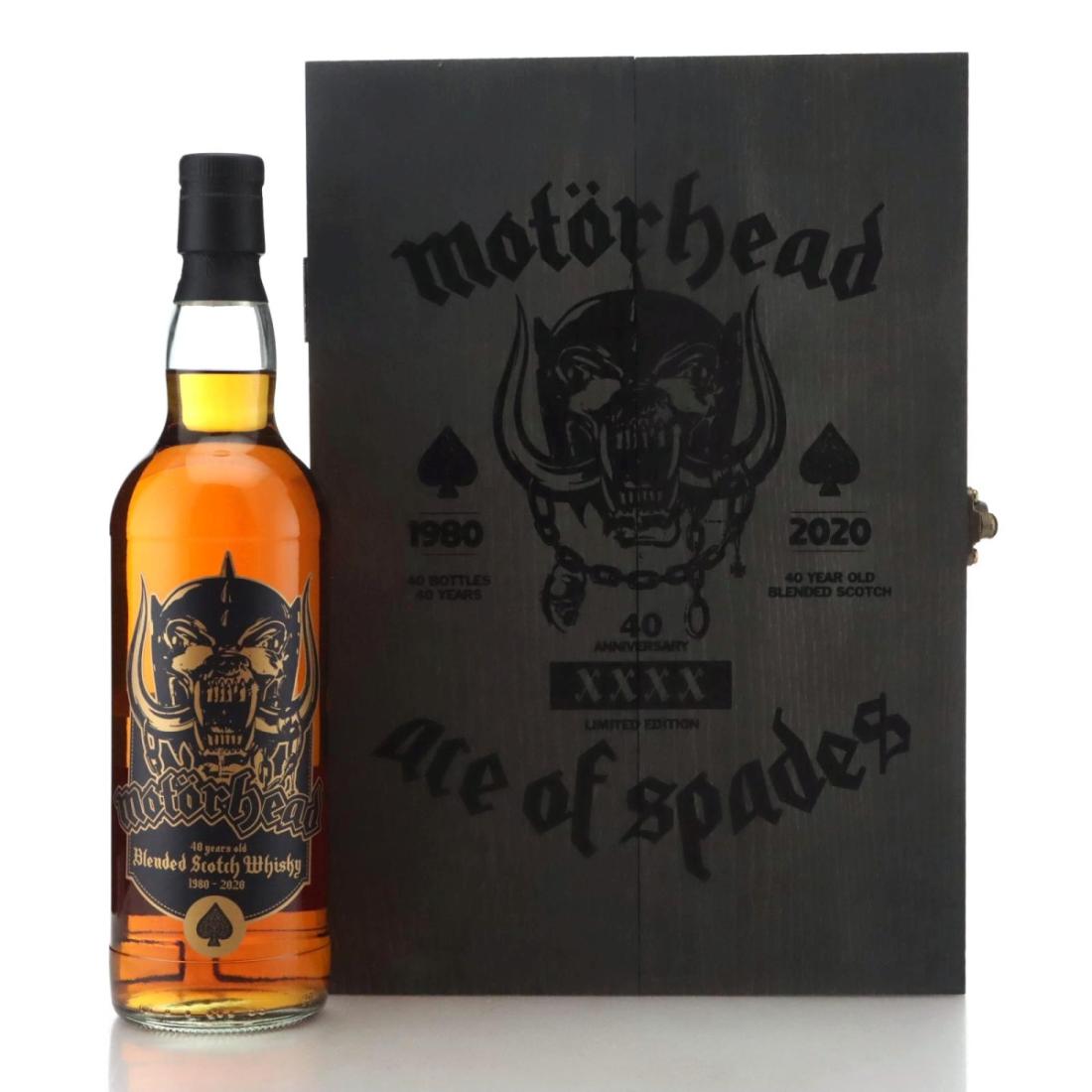 Motorhead Ace of Spades 40 Year Old Scotch Whisky