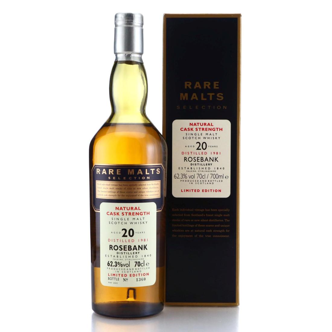 Rosebank 1981 Rare Malts Selection 20 Year Old