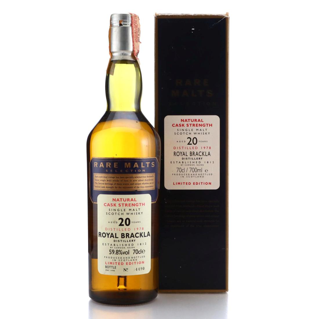 Royal Brackla 1978 Rare Malts Selection 20 Year Old