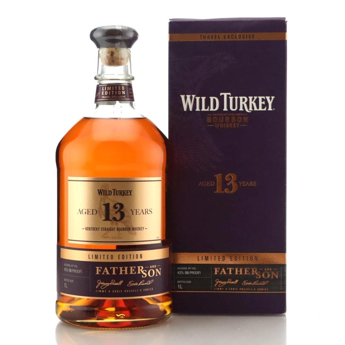 Wild Turkey 13 Year Old Father and Son Litre