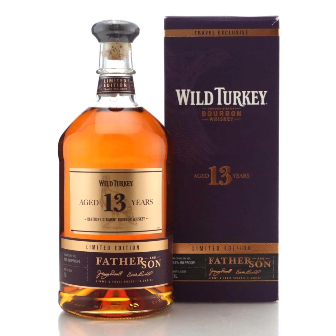 Wild Turkey 13 Year Old Father and Son Litre