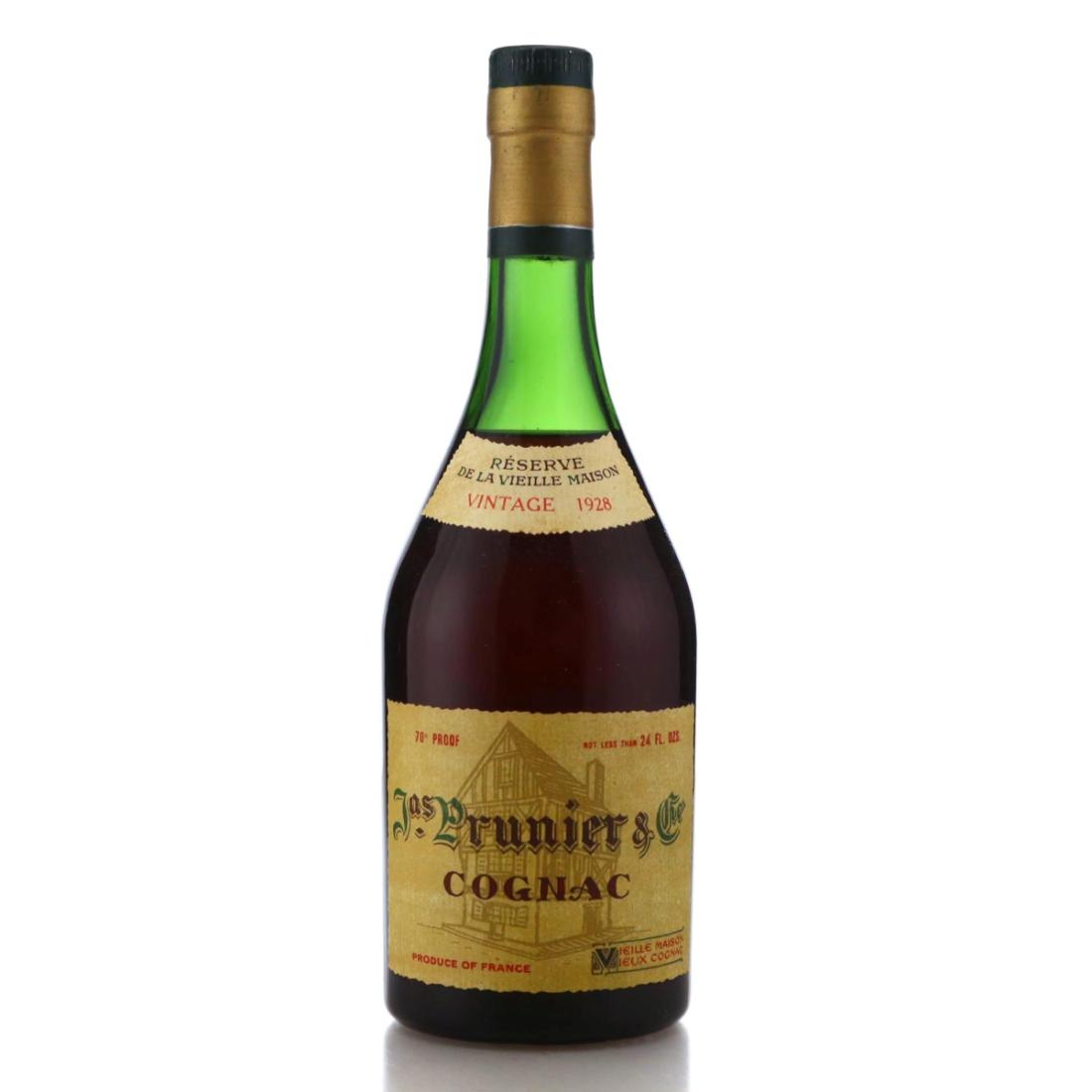 Prunier 1928 Cognac Reserve de la Vieille Maison