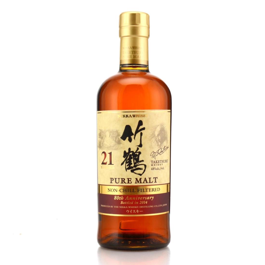 Taketsuru 21 Year Old Pure Malt NonChill Filtered 80th Anniversary