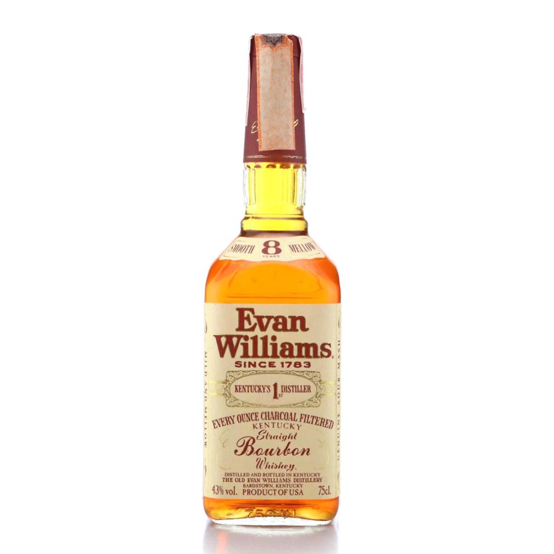 Evan Williams 8 Year Old Kentucky Straight Bourbon 1990, New American oak Cask, 2012, 43% whisky bottle