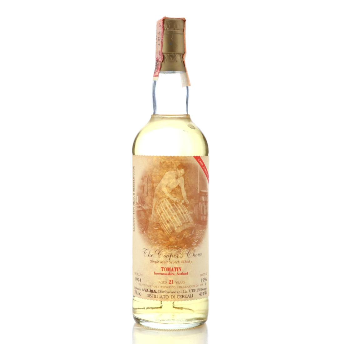 Tomatin 1974 The Coopers Choice 21 Year Old
