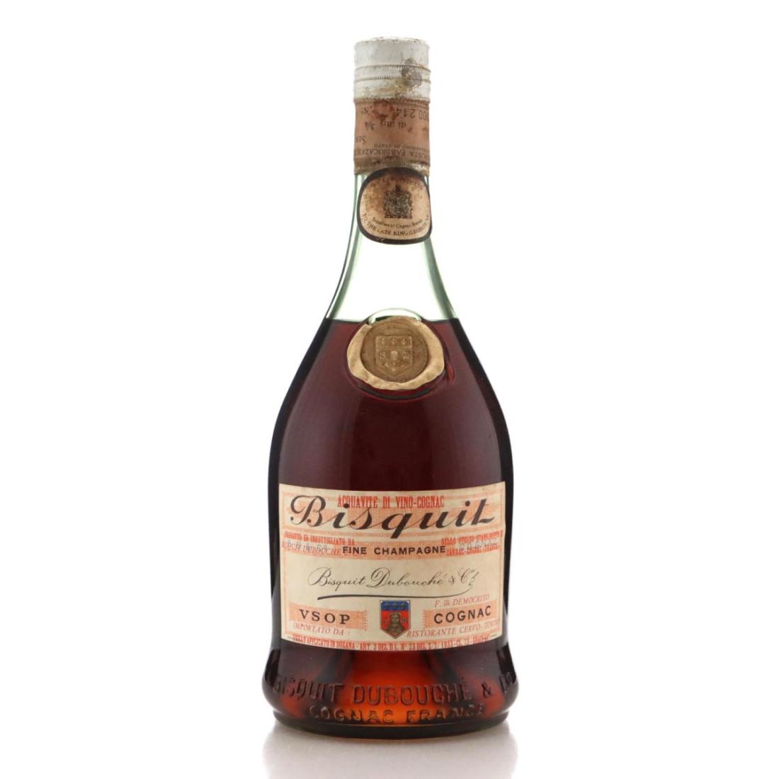 Bisquit VSOP Fine Champagne Cognac, 1998, 40% whisky bottle