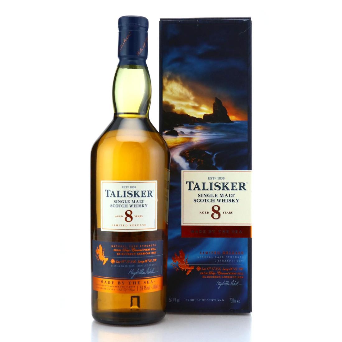 Talisker 2009 Natural Cask Strength 8 Year Old