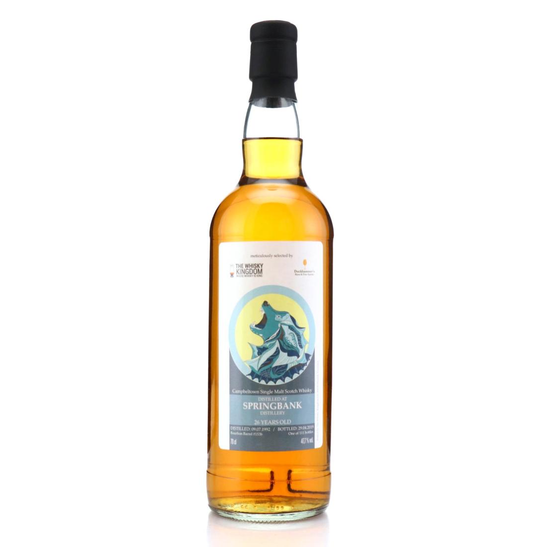 Springbank 1992 Whisky Kingdom 26 Year Old