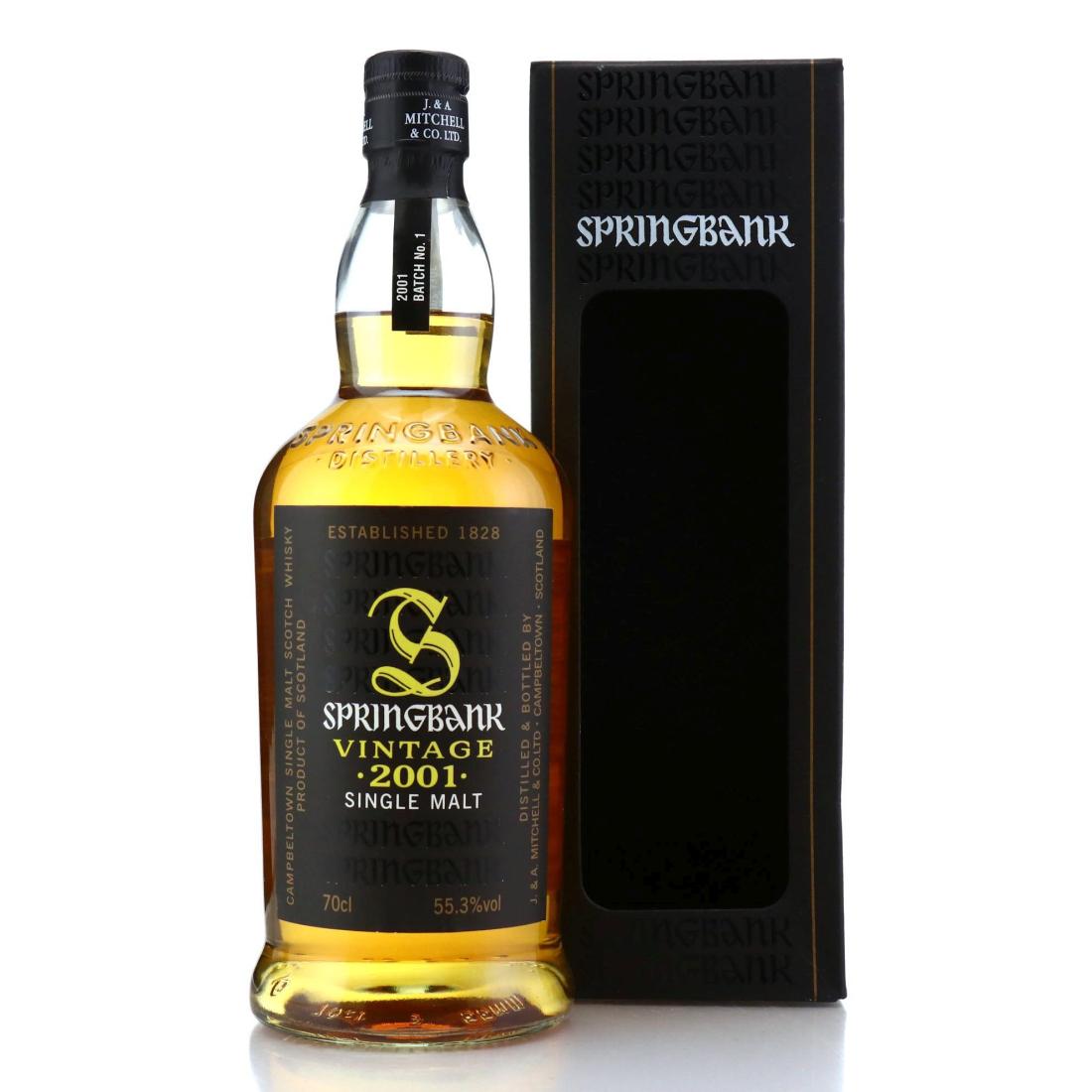Springbank 2001 Vintage Batch No1