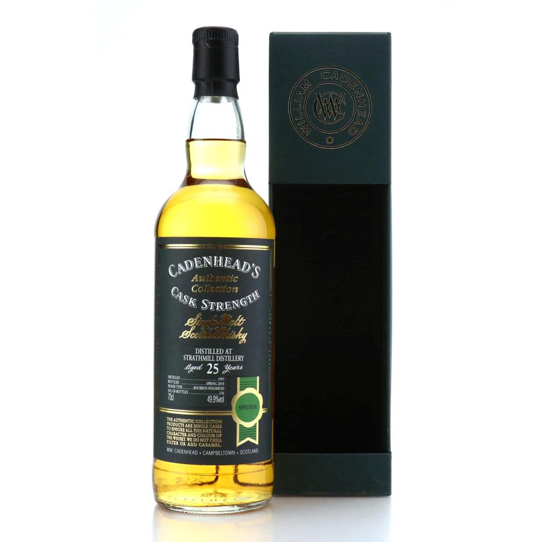 Strathmill 1993 Cadenheads Authentic Collection 25 Year Old