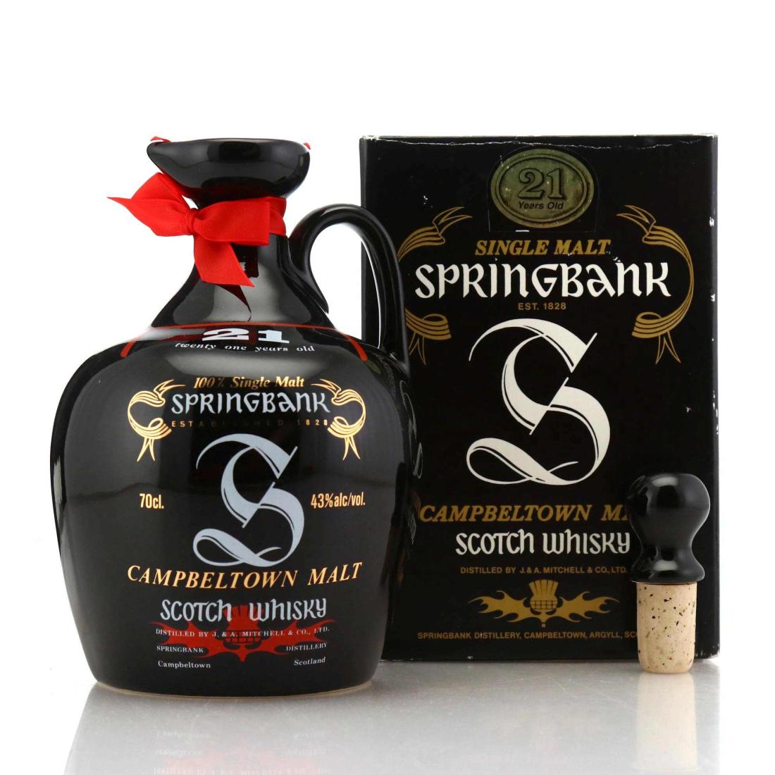 Springbank 21 Year Old Ceramic Decanter