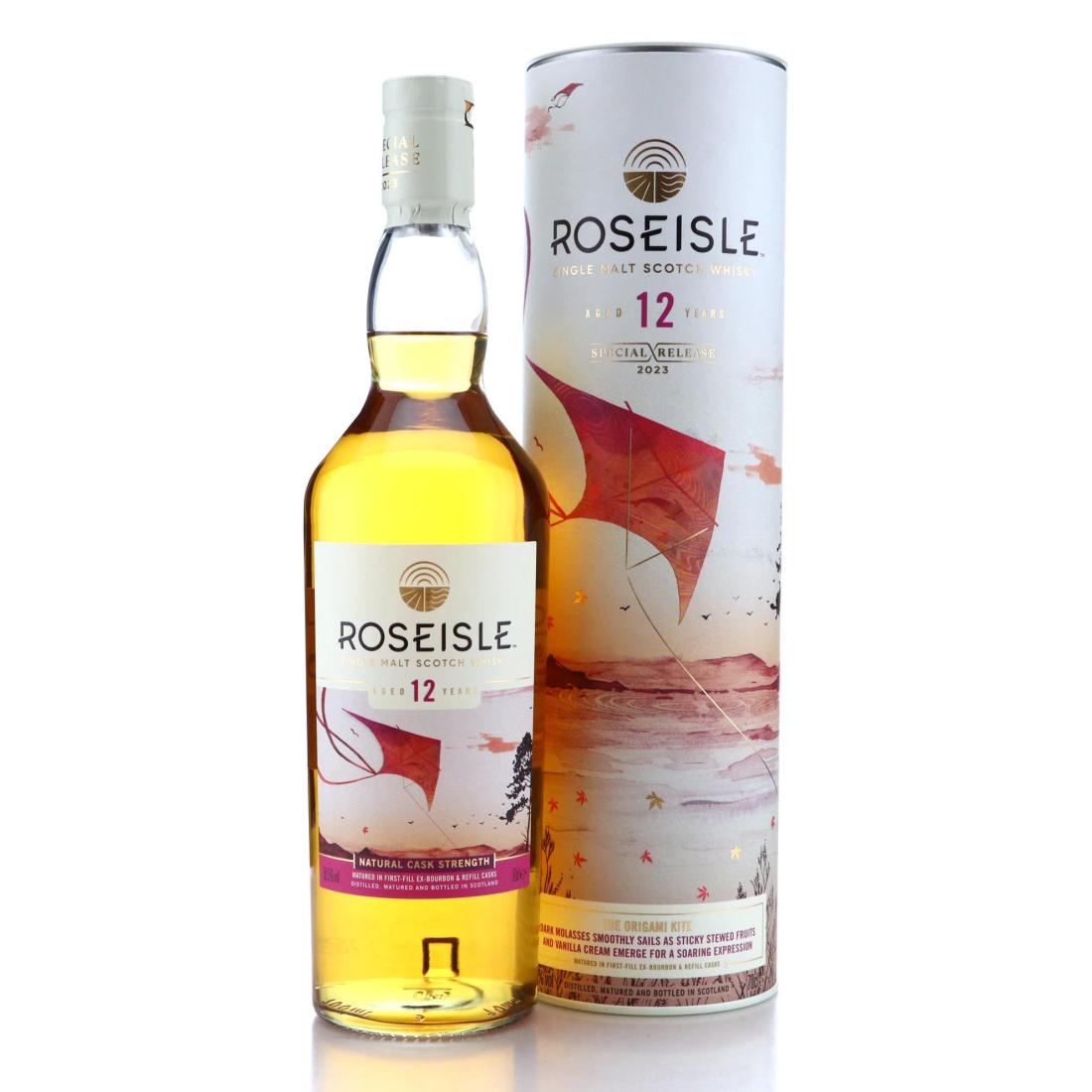Roseisle 12 Year Old Natural Cask Strength The Origami Kite